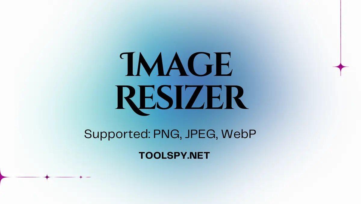 Image resizer - width and height inputs with an aspect ratio lock and percentage option